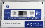 Compact Cassette Classic AX / Blue 46 Type I Normal 2022 Worldwide