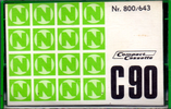 Compact Cassette Neckermann 90 "№ 800/643" Type I Normal 1976 Europe