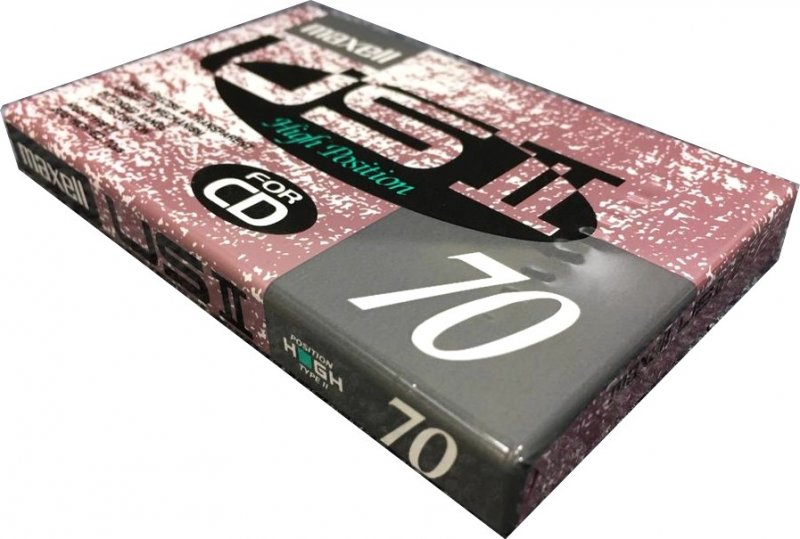 Compact Cassette Maxell US 70 "USII 70" Type II Chrome 1990 Japan