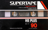 Compact Cassette SUPERTAPE HB Plus 90 Type II Chrome 1992 Europe