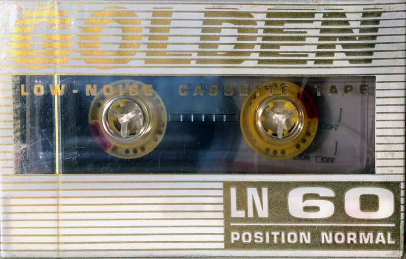 Compact Cassette Golden LN 60 Type I Normal Hong Kong
