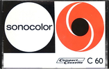 Compact Cassette Sonocolor 60 Type I Normal 1980 Europe
