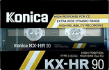 Compact Cassette Konica KX-HR 90 Type II Chrome 1987 Europe