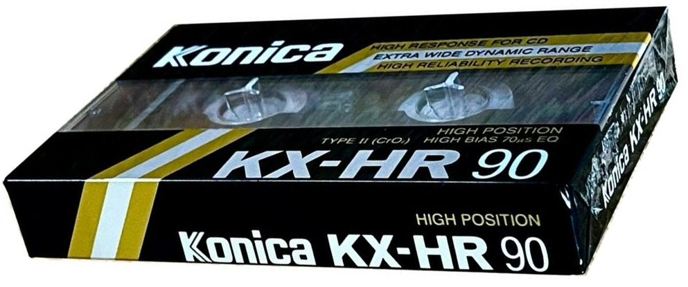 Compact Cassette Konica KX-HR 90 Type II Chrome 1987 Europe