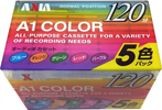 Compact Cassette AXIA A1 Color 120 Type I Normal 2012 China