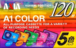 Compact Cassette AXIA A1 Color 120 Type I Normal 2012 China