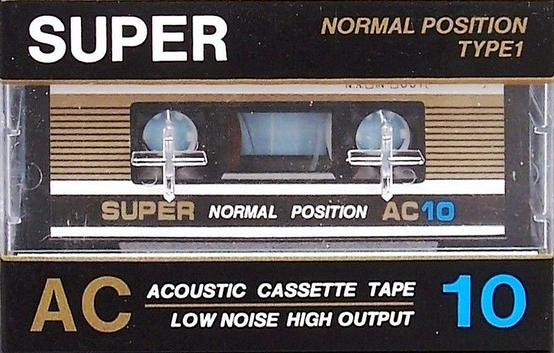 Compact Cassette Super AC 10 Type I Normal Japan
