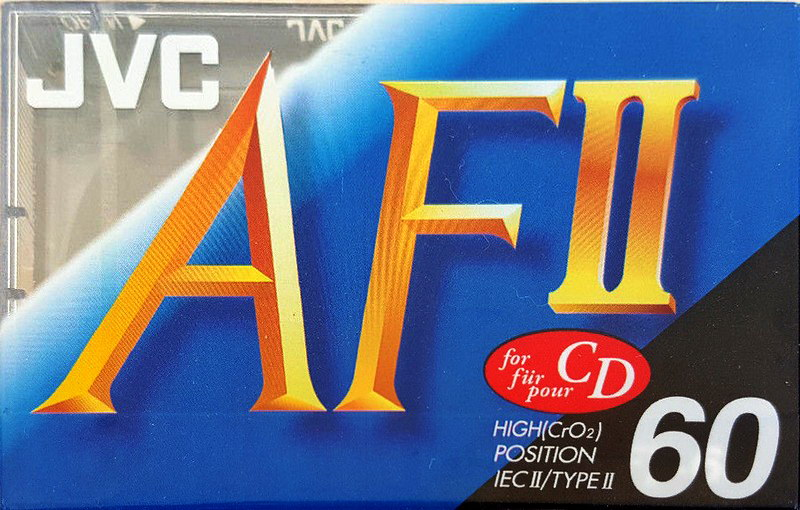 Compact Cassette:  JVC - AFII 60