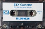Compact Cassette Telefunken "BTX-Cassette Banken/Geld" Demonstration Tape Germany