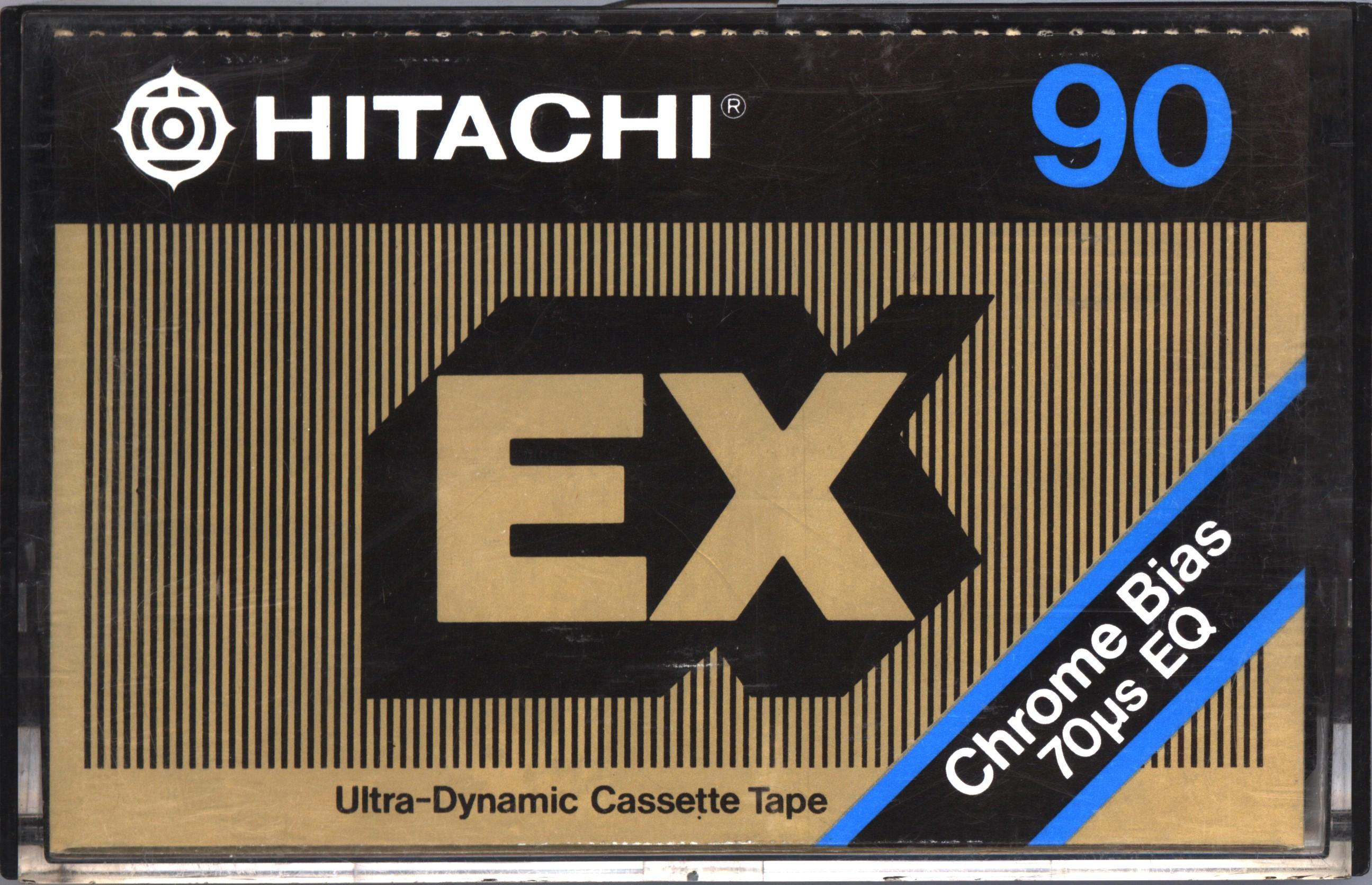 Compact Cassette Hitachi EX 90 Type II Chrome 1981 Europe