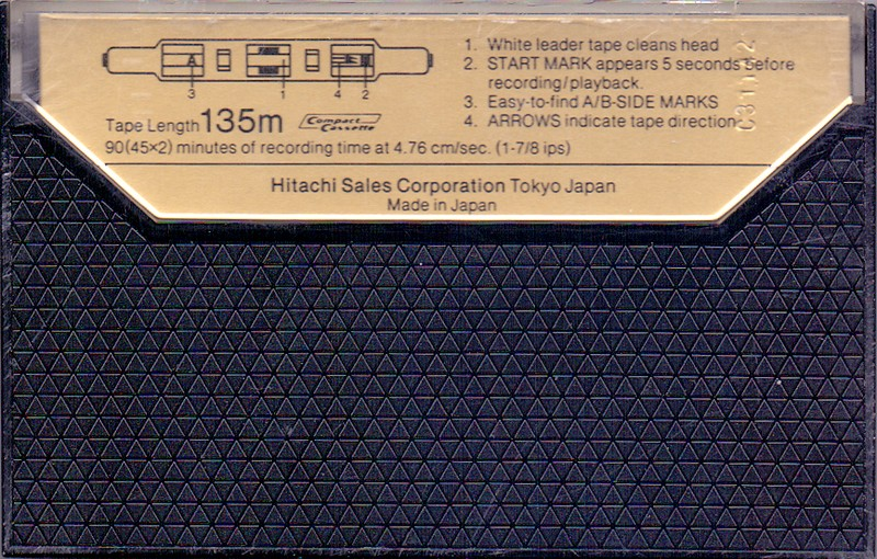 Compact Cassette: Maxell / Hitachi Hitachi - EX 90