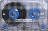 Compact Cassette Maxell UR-F 90 Type I Normal 1985 USA
