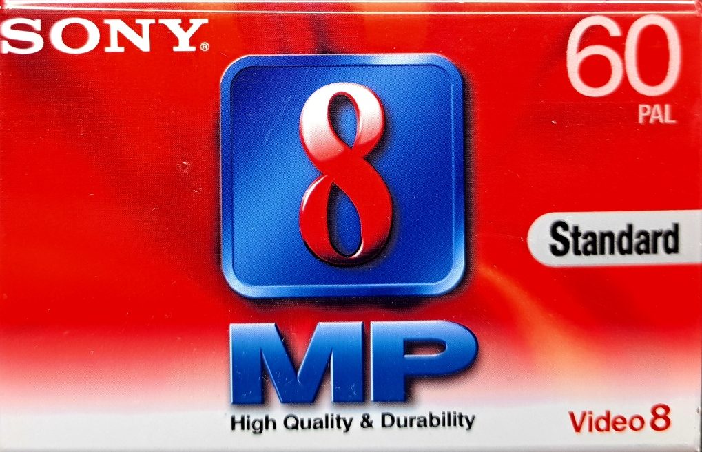 Video8, Hi8, Digital8 Sony MP 60 "P5-60MP3" Type I Normal 1993 Worldwide