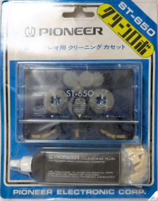 Blister Pioneer "ST-650" Cleaning Cassette Japan