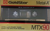 Compact Cassette Goldstar MTX 90 Type IV Metal 1986 Europe