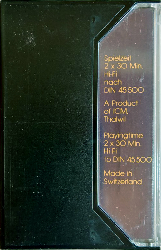 Compact Cassette ICM 60 Type I Normal 1980 Germany