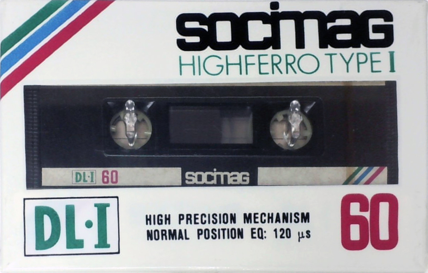 Compact Cassette Socimag DL-I 60 Type I Normal 1984 Europe