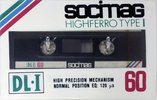 Compact Cassette Socimag DL-I 60 Type I Normal 1984 Europe