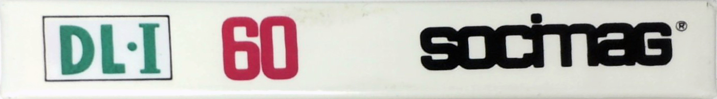 Compact Cassette Socimag DL-I 60 Type I Normal 1984 Europe