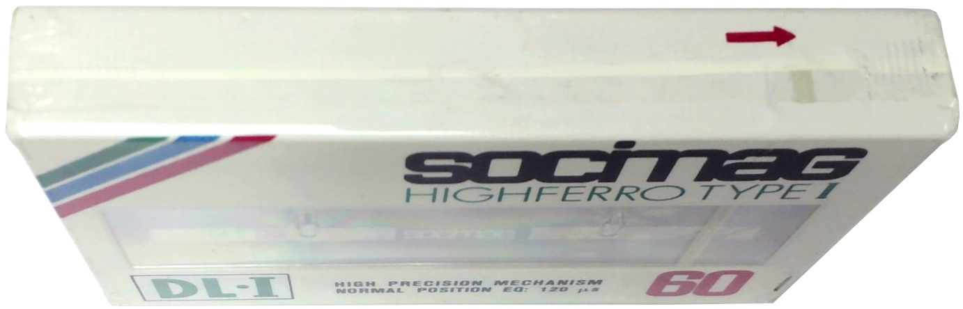 Compact Cassette Socimag DL-I 60 Type I Normal 1984 Europe