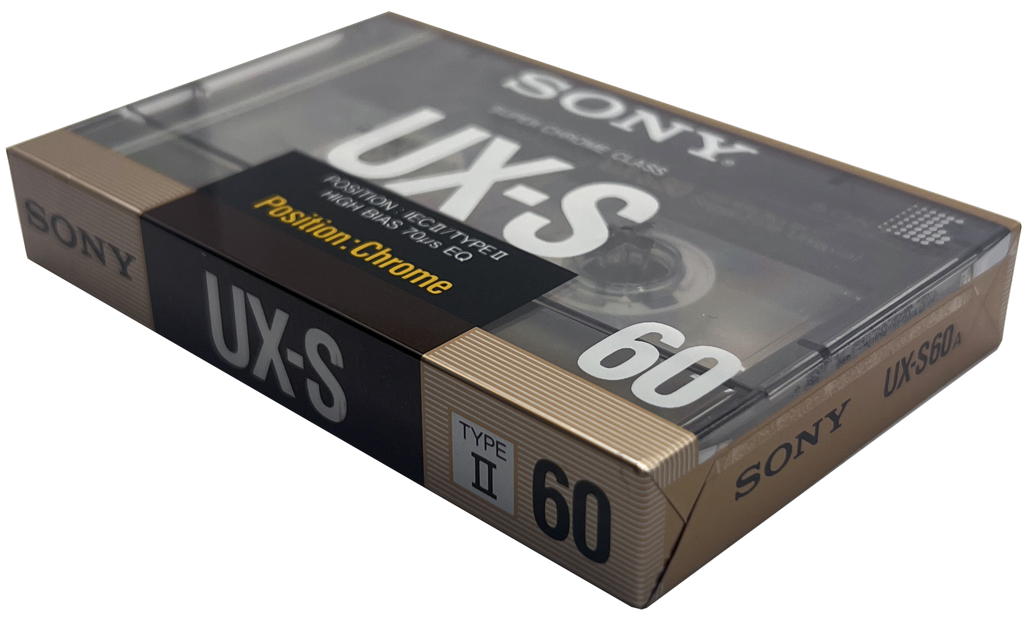 Compact Cassette Sony UX-S 60 Type II Chrome 1988 Europe