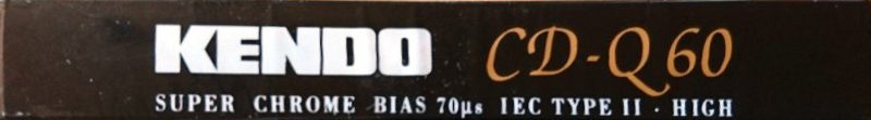 Compact Cassette Kendo CD-Q 60 Type II Chrome Germany