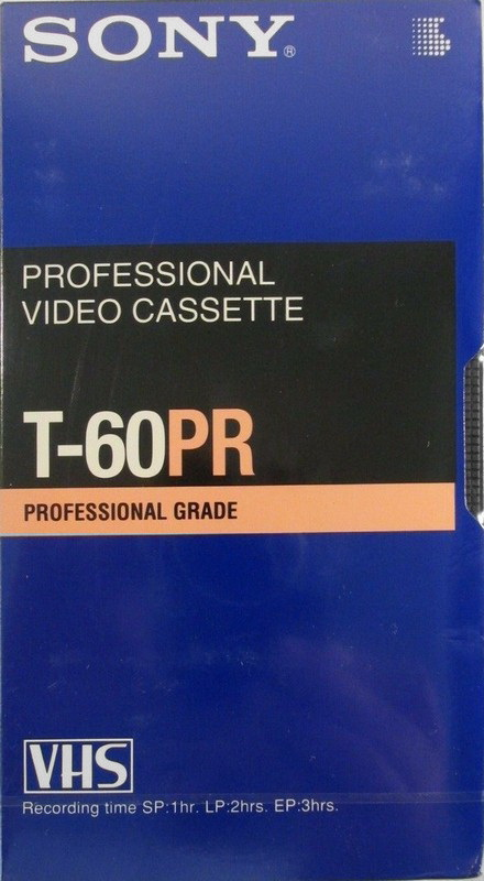 VHS, Video Home System: Sony  - PR 60