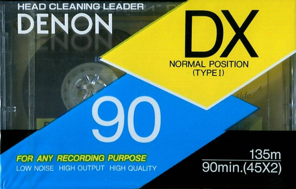 Compact Cassette Denon DX 90 "DX90 TED" Type I Normal 1991 Europe