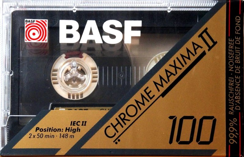 Compact Cassette: BASF  - Chrome Maxima II 100