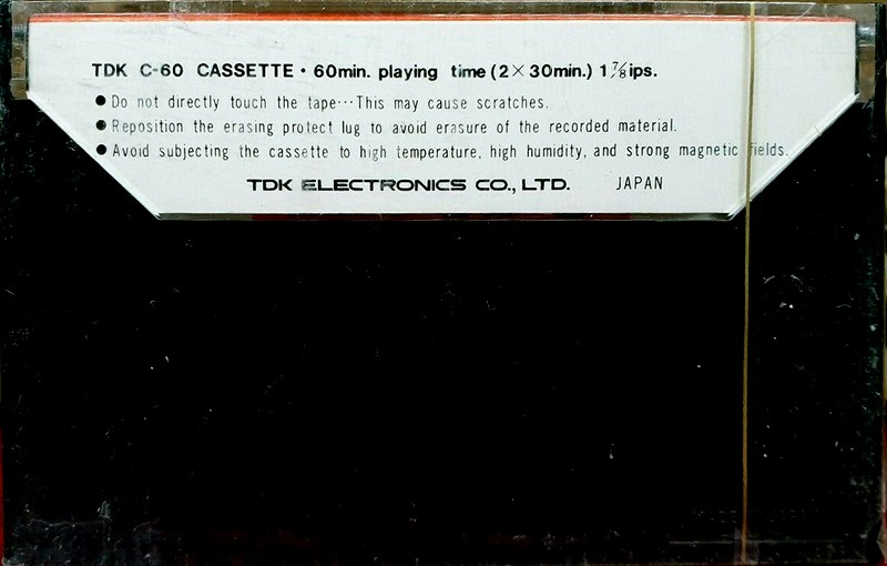 Compact Cassette: TDK  -  60