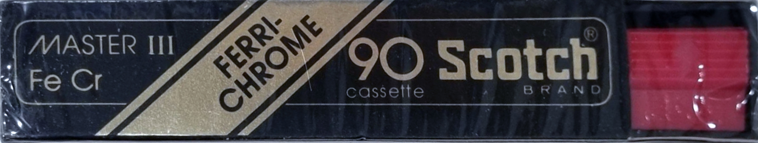 Compact Cassette Scotch Master III 90 Type III Ferro Chrome 1979 USA