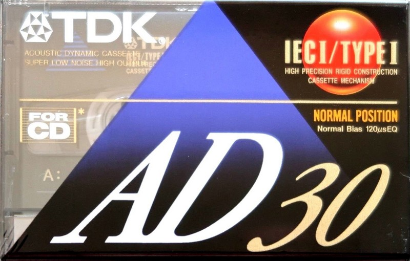 Compact Cassette: TDK  - AD 30