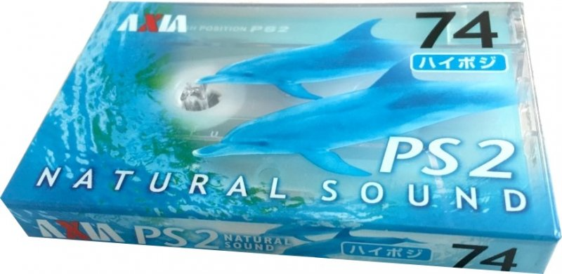 Compact Cassette AXIA PS-II / PS-2 74 "PS2Q 74" Type II Chrome 2002 Japan