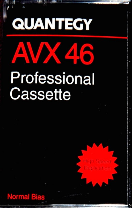 Compact Cassette Quantegy AVX 46 Type I Normal 1996 USA