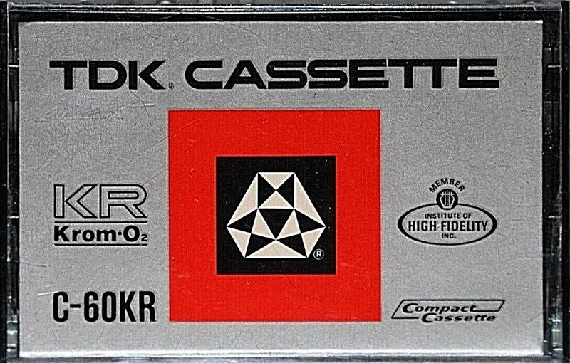 Compact Cassette TDK KR Krom 60 Type II Chrome 1971 USA
