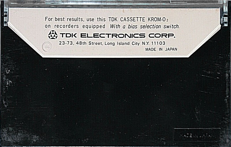 Compact Cassette: TDK  - KR 60