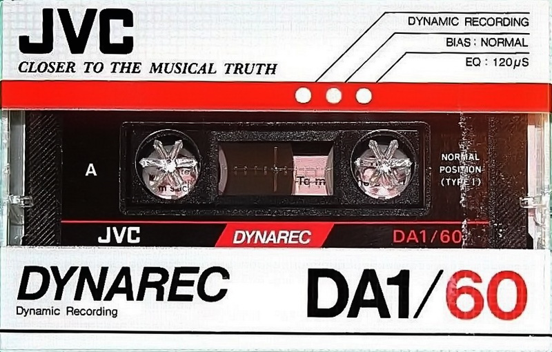 Compact Cassette:  JVC - DA1 60