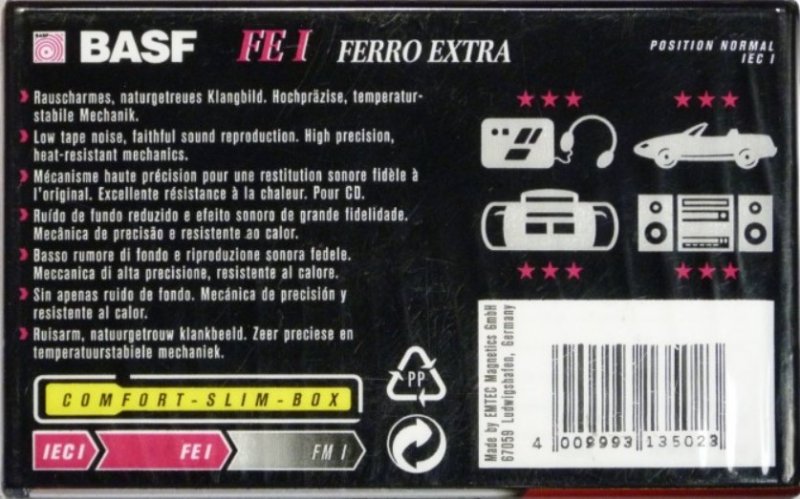 Compact Cassette: EMTEC BASF - FE I 100