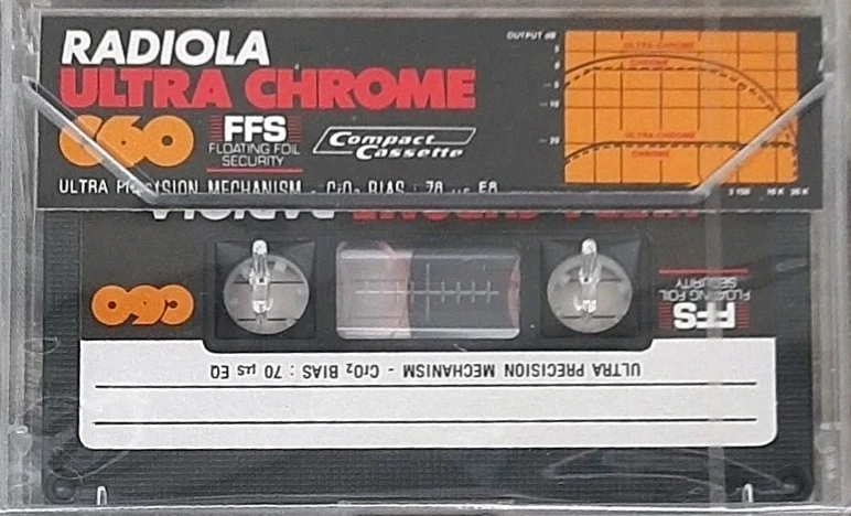 Compact Cassette Radiola Ultra Chrome 60 Type II Chrome 1981 Europe