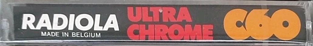 Compact Cassette Radiola Ultra Chrome 60 Type II Chrome 1981 Europe