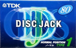 Compact Cassette TDK DJ1 Disc Jack 80 "DJ1-80F" Type I Normal 1999 Japan