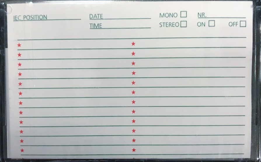 Compact Cassette BASF 60 "Heineken Music" Type I Normal 1985 Germany