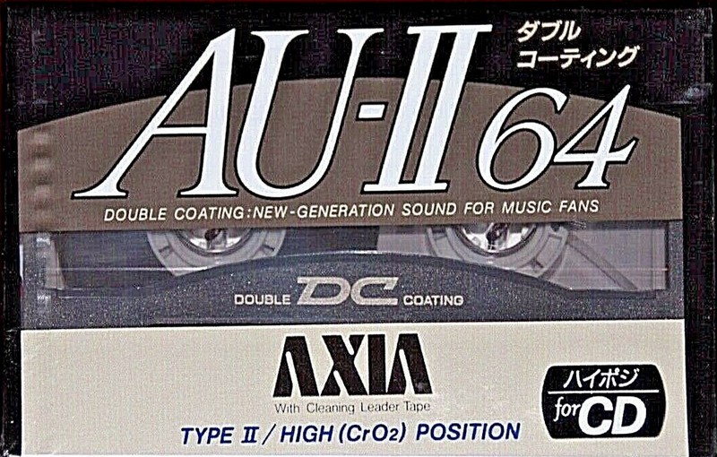 Compact Cassette: FUJI AXIA - AU-II 64