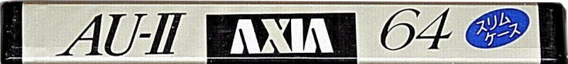 Compact Cassette AXIA AU-II 64 Type II Chrome 1991 Japan