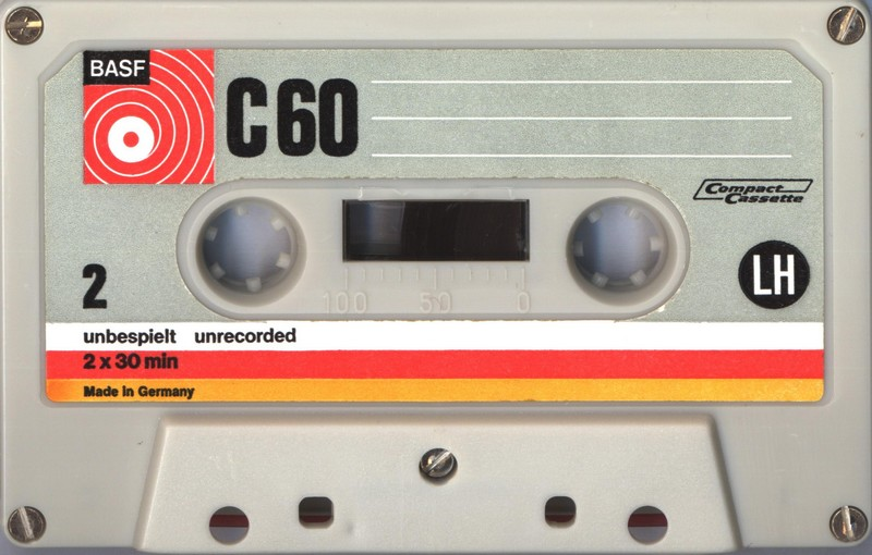 Compact Cassette BASF LH 60 "Plastic case" Type I Normal 1971 Europe