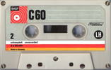Compact Cassette BASF LH 60 "Plastic case" Type I Normal 1971 Europe