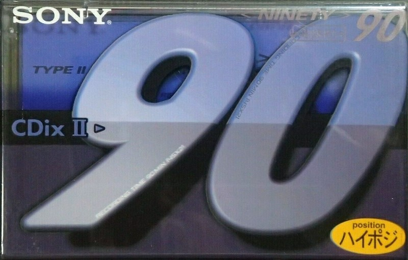 Compact Cassette: Sony  - CDix II 90