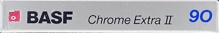 Compact Cassette BASF Chrome Extra II 90 Type II Chrome 1987 USA