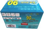 5 pack Daiei Savings 90 "C-90SVA 5P" Type I Normal 1999 Japan