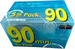 5 pack Daiei Savings 90 "C-90SVA 5P" Type I Normal 1999 Japan